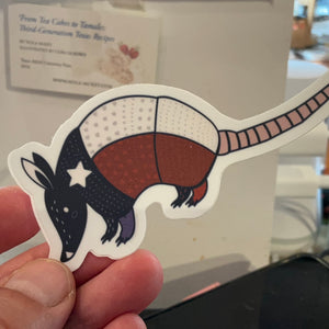 Armadillo sticker