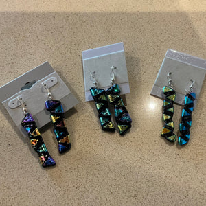 Glass earrings