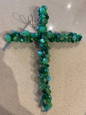Large beaded crosses