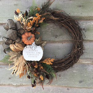 Fall wreaths
