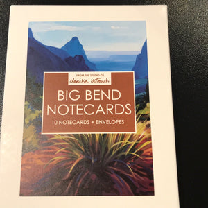Big bend notecards