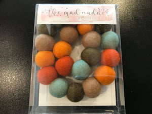 Wool ball garland