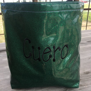 Embroidered Glitter Totes