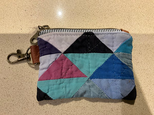 Vintage quilt coin purses