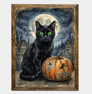 Gothic Halloween Cat