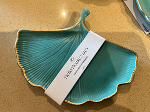 Ginkgo leaf dish