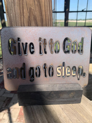 Cut metal signs