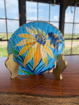 Hand Painted Shells by Starla Michelle Fine Art