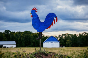 Rooster Plant Stake