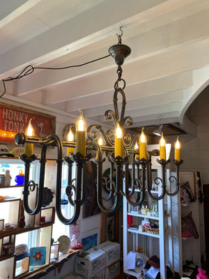 French light fixture reconditioned