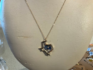 Texas Bluebonnet Necklace