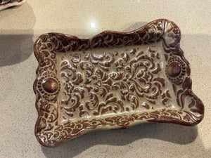 Ceramic soap dishes