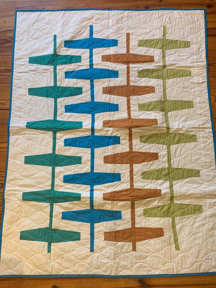 Mid Century Modern ladder Quilt