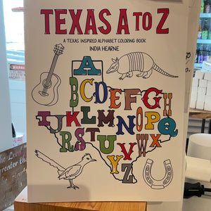 Texas A to Z coloring book
