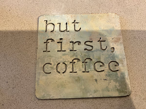 Cut metal signs