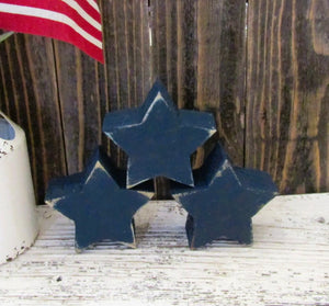 Chunky blue stars