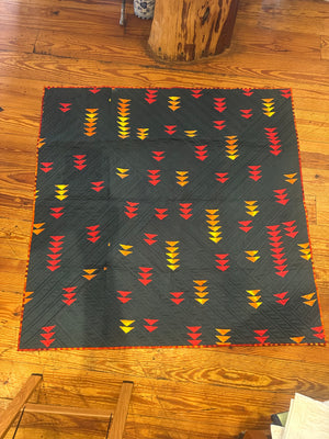 Triangles quilt