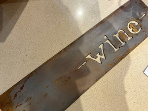 Cut metal signs