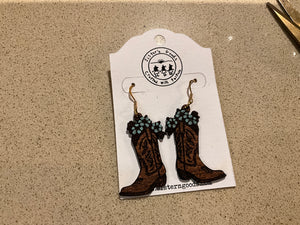 Boot Earrings