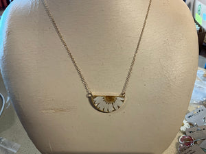 Half Moon Daisy necklace