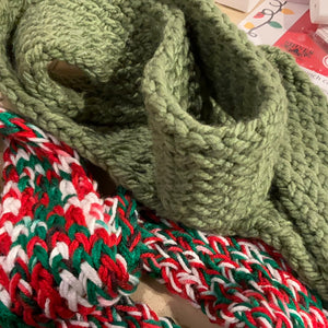 Knit scarves
