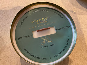 Juniper and Balsam Fir Brass Bowl