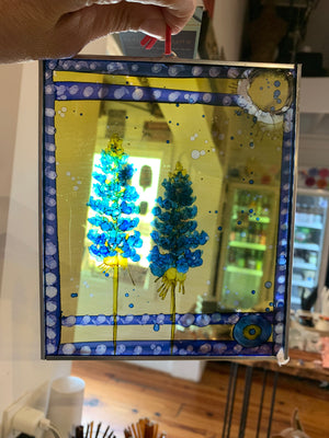 Alcohol Ink Sun Catchers