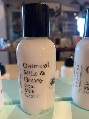 Simplified 2 ounce goat milk soap