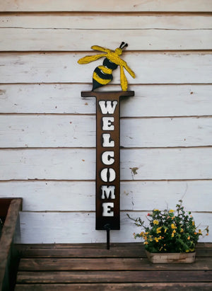 Bee Plant Welcome Stake