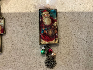Victorian glass and metal ornaments