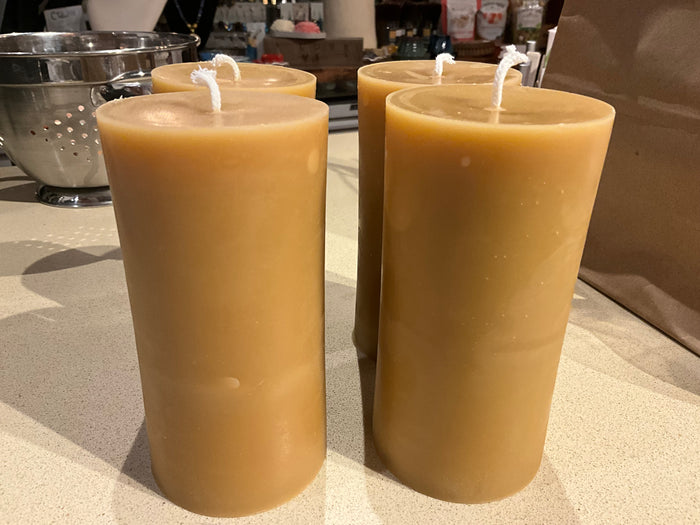 100% Beeswax candles