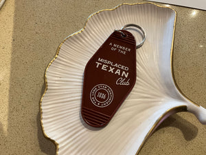 Misplaced Texan Club key chain