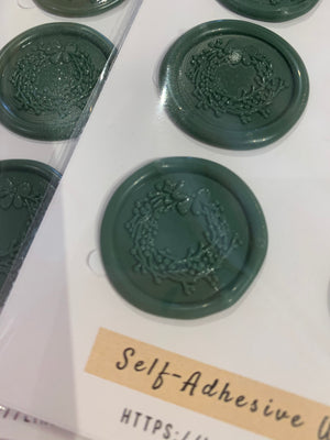 Self adhesive wax seals