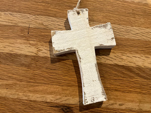 Wood Cross Ornament