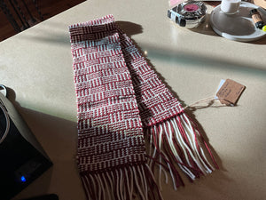 Log cabin table runner