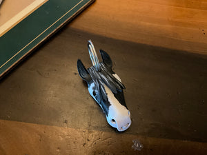 Leather horse keychains
