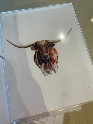 Longhorn cards (blank inside)