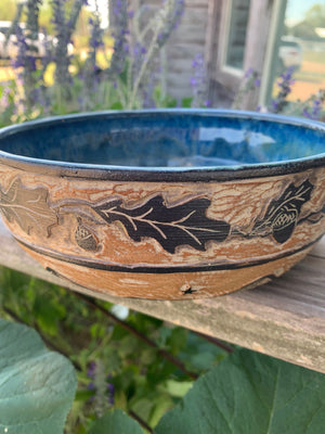 Hand carved and painted Bowls