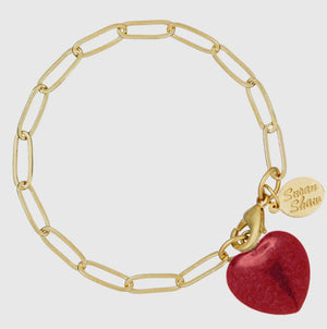 Red heart bracelet