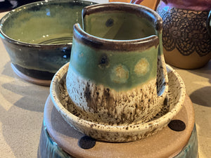 Sponge Crocks with drip catcher