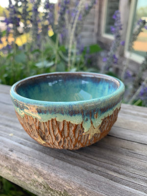 Hand carved and painted Bowls