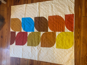 Mid Century Modern Honey Quilt