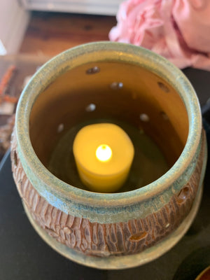 Moon, stars and snake luminary