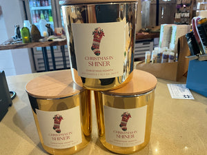 Christmas in Shiner Candle
