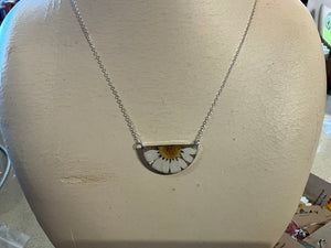 Half Moon Daisy necklace