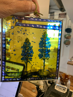 Alcohol Ink Sun Catchers