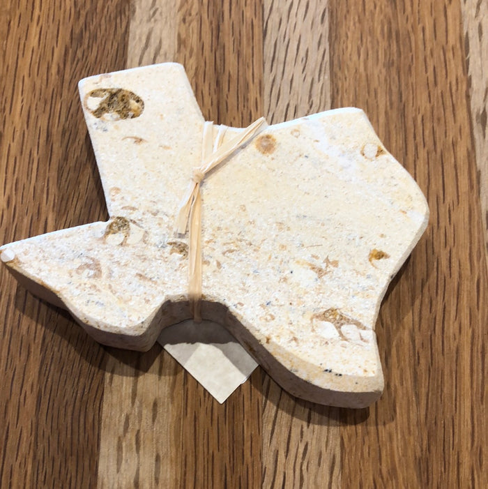 Texas shaped granite coaster/paper weight