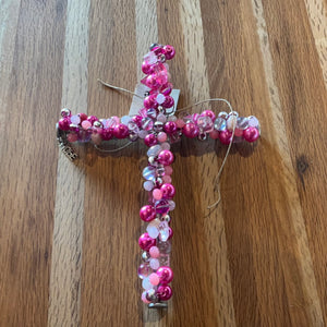 Large beaded crosses