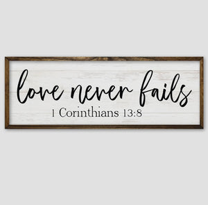 Love Never Fails