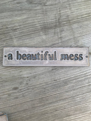 Cut metal signs